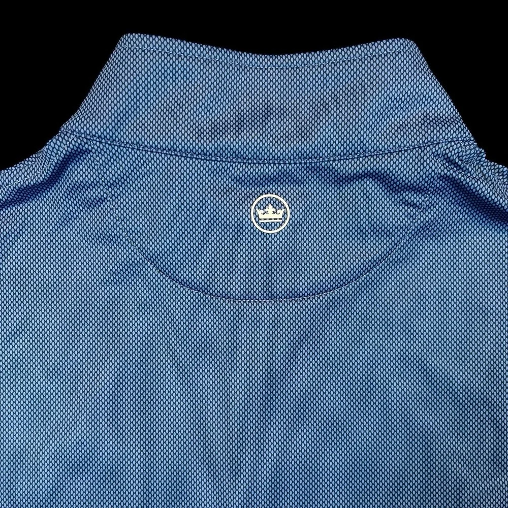 Peter Millar Birdseye Perth Golf Performance 1/4 Zip 2025 Ryder Cup Small Navy⛳️